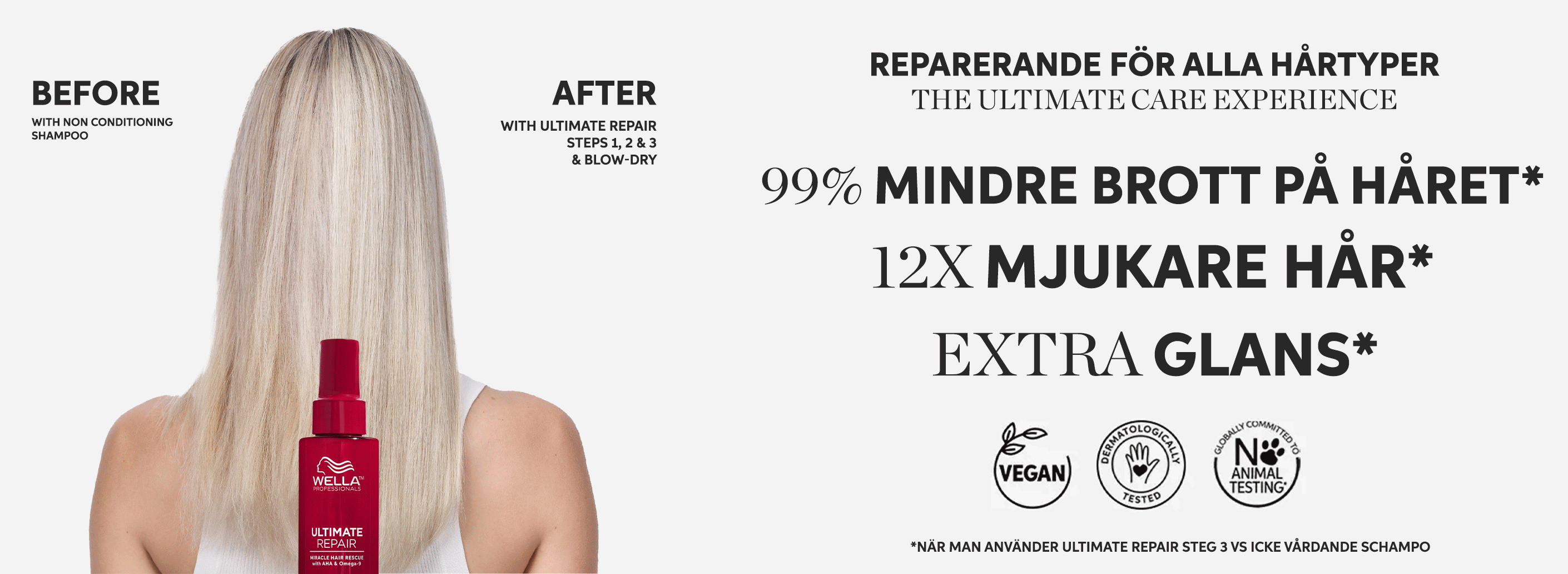 Ultimate Repair is for all types of hair!